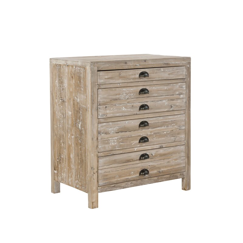 Small Apothecary 4 Drawer Accent Chest 